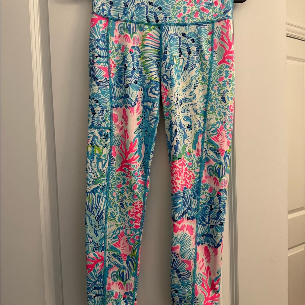 Lilly Pulitzer Multicolor Tropical Print Leggings